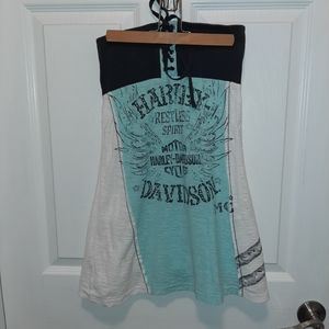 Harley Davidson womens XS tube top